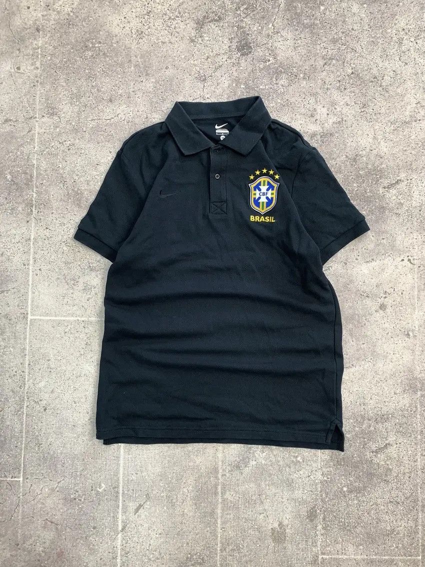 Nike Vintage Y2K T-shirt Nike Brazil Jersey Blockcore style Size US M / EU 48-50 / 2 - 2 Thumbnail