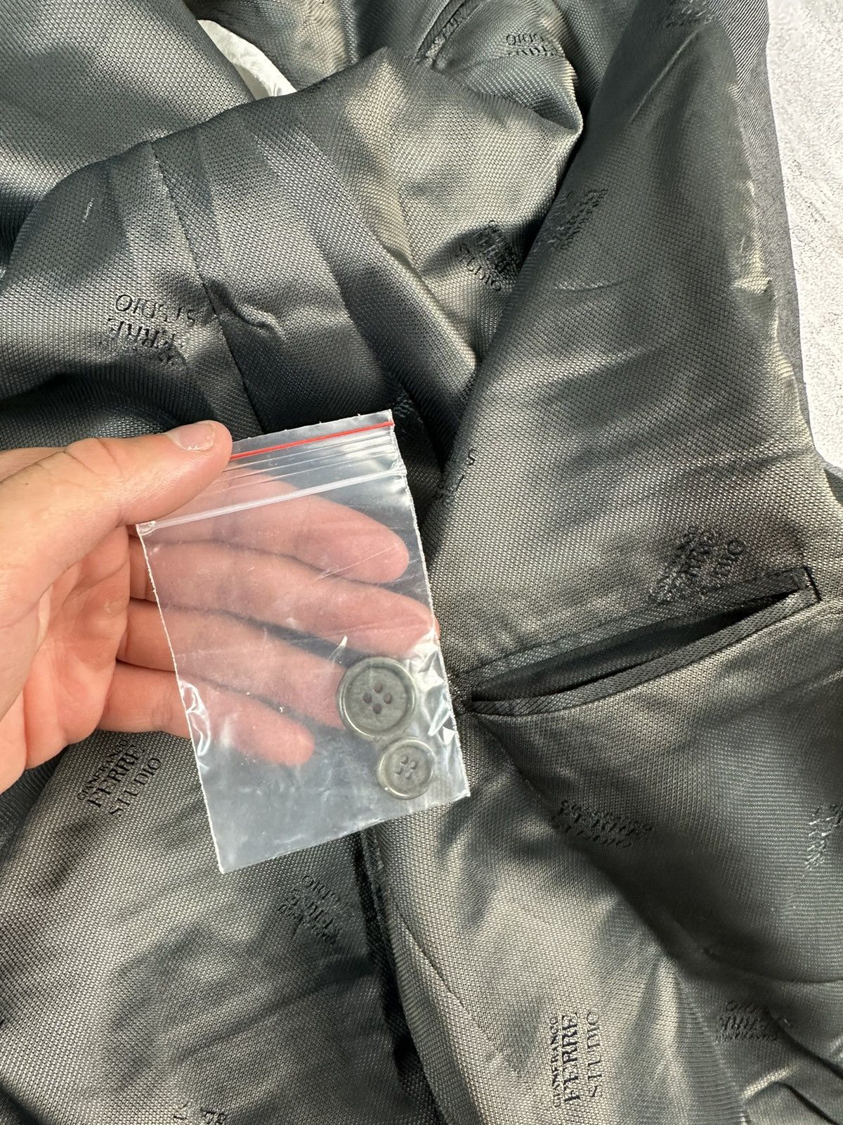 Ferre × Gianfranco Ferre × Vintage GianFranco Ferre Studio suit gray Size 50R - 10 Thumbnail