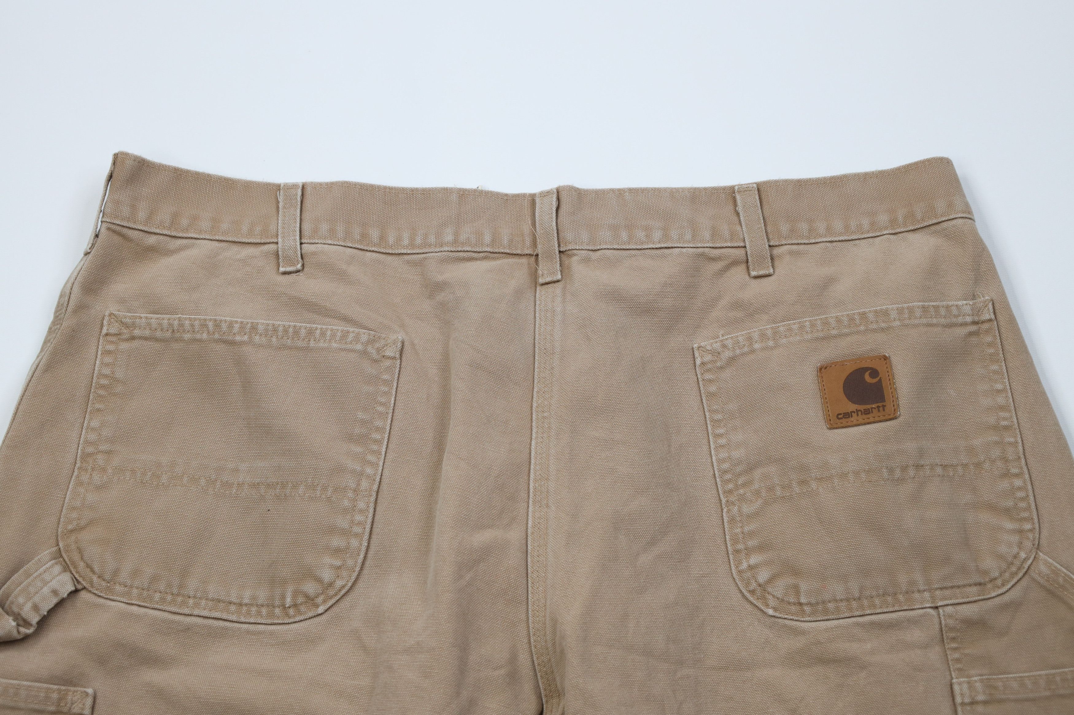 Carhartt Vintage Y2K 2004 Carhartt Canvas Wide Leg Dungaree Pants USA Size US 40 / EU 56 - 12 Thumbnail