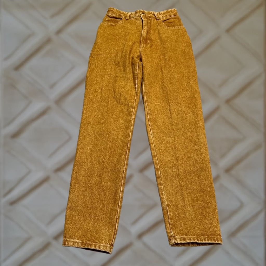 Vintage VINTAGE Just USA Jeans Womens 7 Brown Denim High Rise Tapered Mom Retro Cotton Size 28" / US 6 / IT 42 - 1 Thumbnail