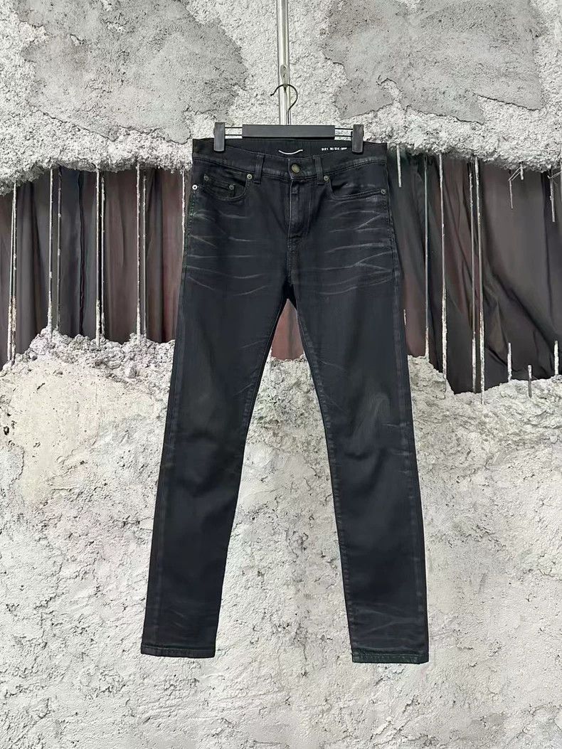 YSL Saint Laurent Black Denim Jeans