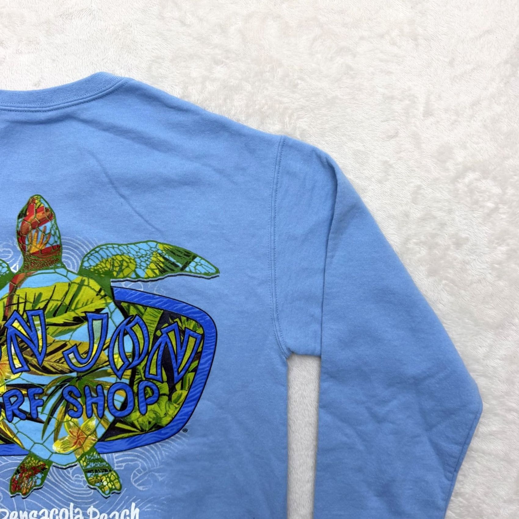 Ron Jon Surf Shop Ron Jon Surf Shop Sweatshirt Mens Small Blue Fleece Pullover Graphic Print Logo Size US S / EU 44-46 / 1 - 4 Thumbnail