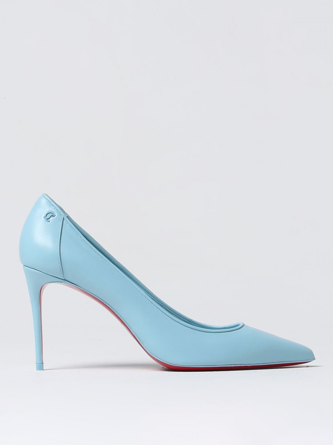image of Christian Louboutin High Heel Shoes Woman Sky Blue, Women's (Size 11)