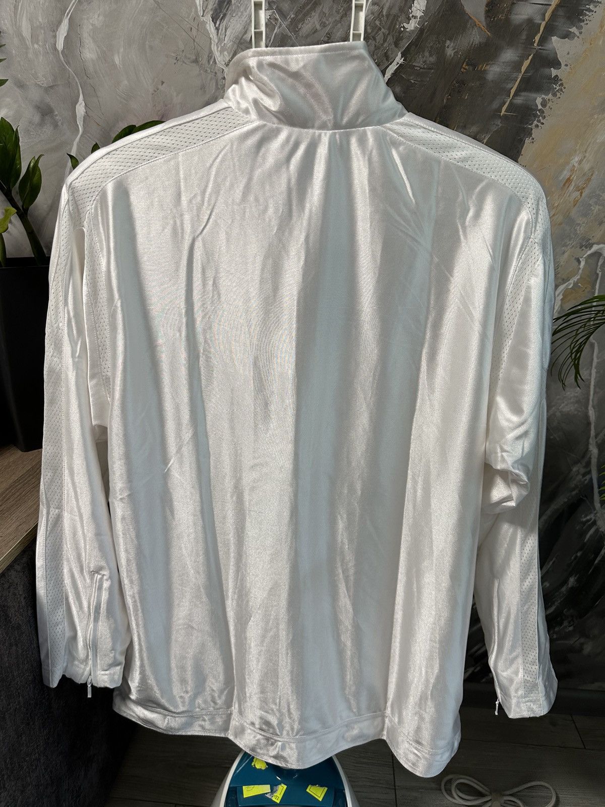 Vintage New Vintage Y2K Nike Satin White Drill Jacket Oversize Size US M / EU 48-50 / 2 - 7 Thumbnail