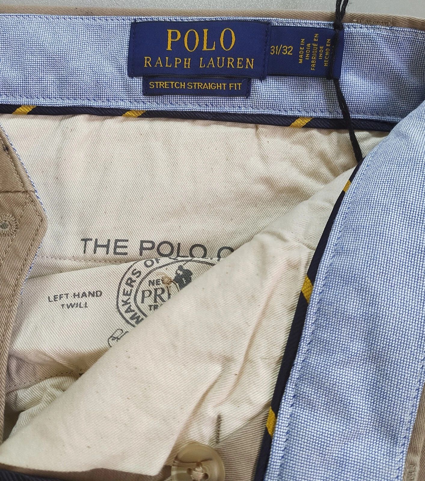 Polo Ralph Lauren Polo Ralph Lauren Stretch Straight Fit Chino Pant FTP 0160 Size US 31 - 7 Thumbnail