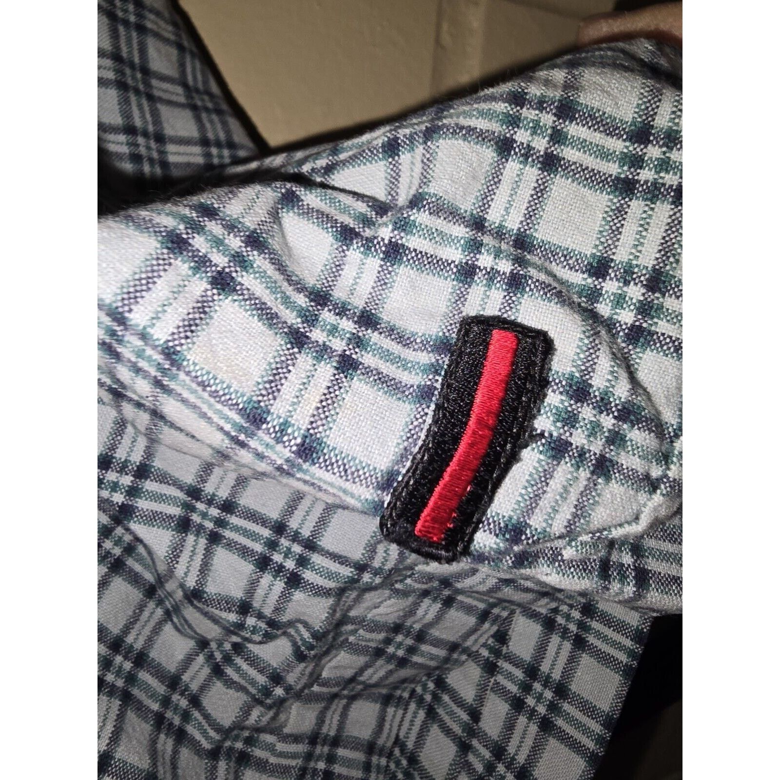Fubu FUBU Mens Button Up Shirt XXL Check Plaid Short Sleeve Y2K Size US XXL / EU 58 / 5 - 3 Thumbnail