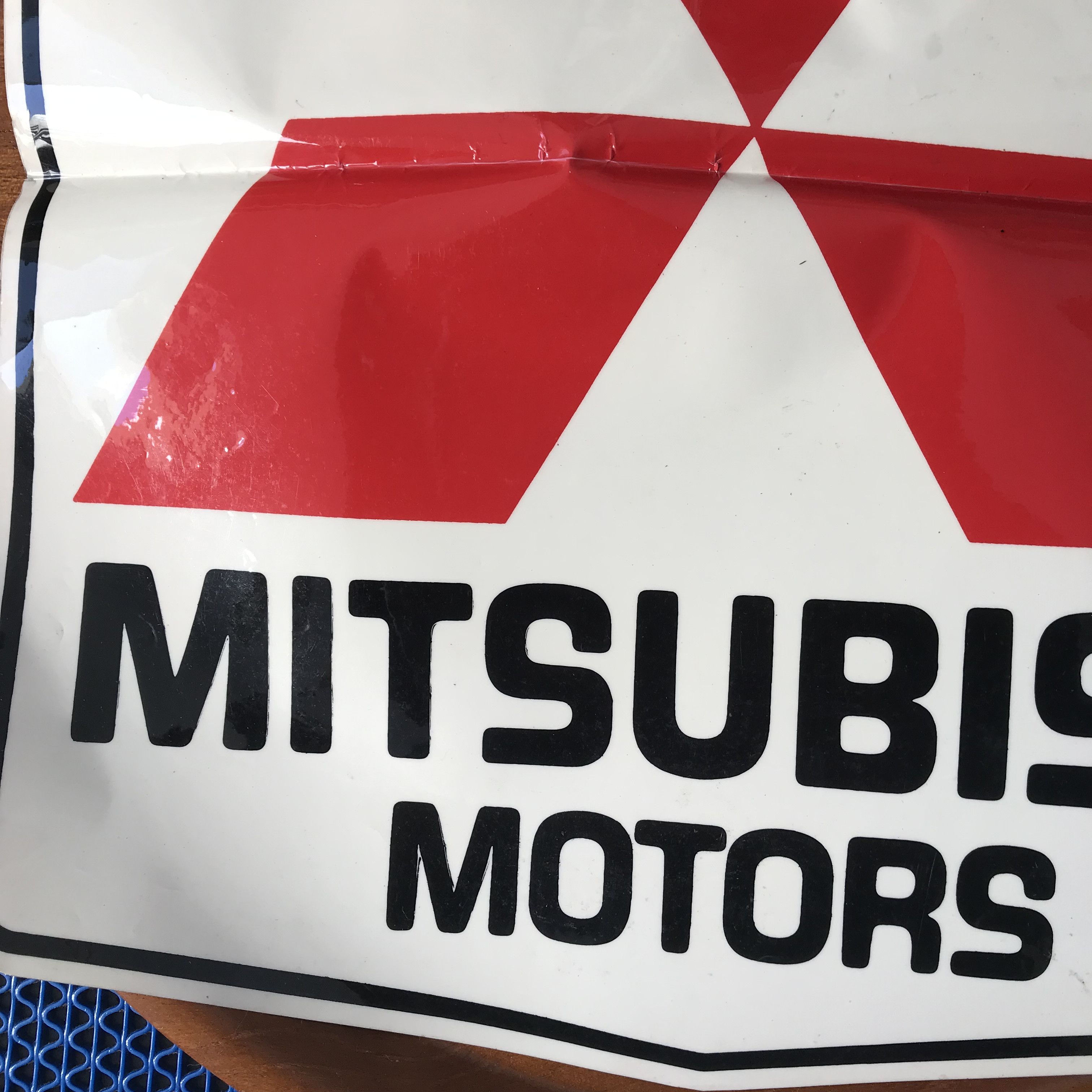 Vintage Vintage Retro Mitsubishi Decal Big Size Brand new Size ONE SIZE - 2 Thumbnail