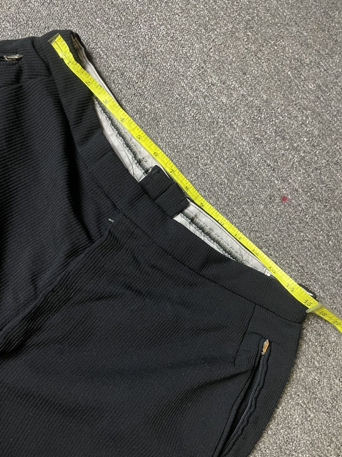 Japanese Brand × Vintage LISCH CREATION Brand Ribbed Crop Pants (112) Size US 30 / EU 46 - 4 Thumbnail