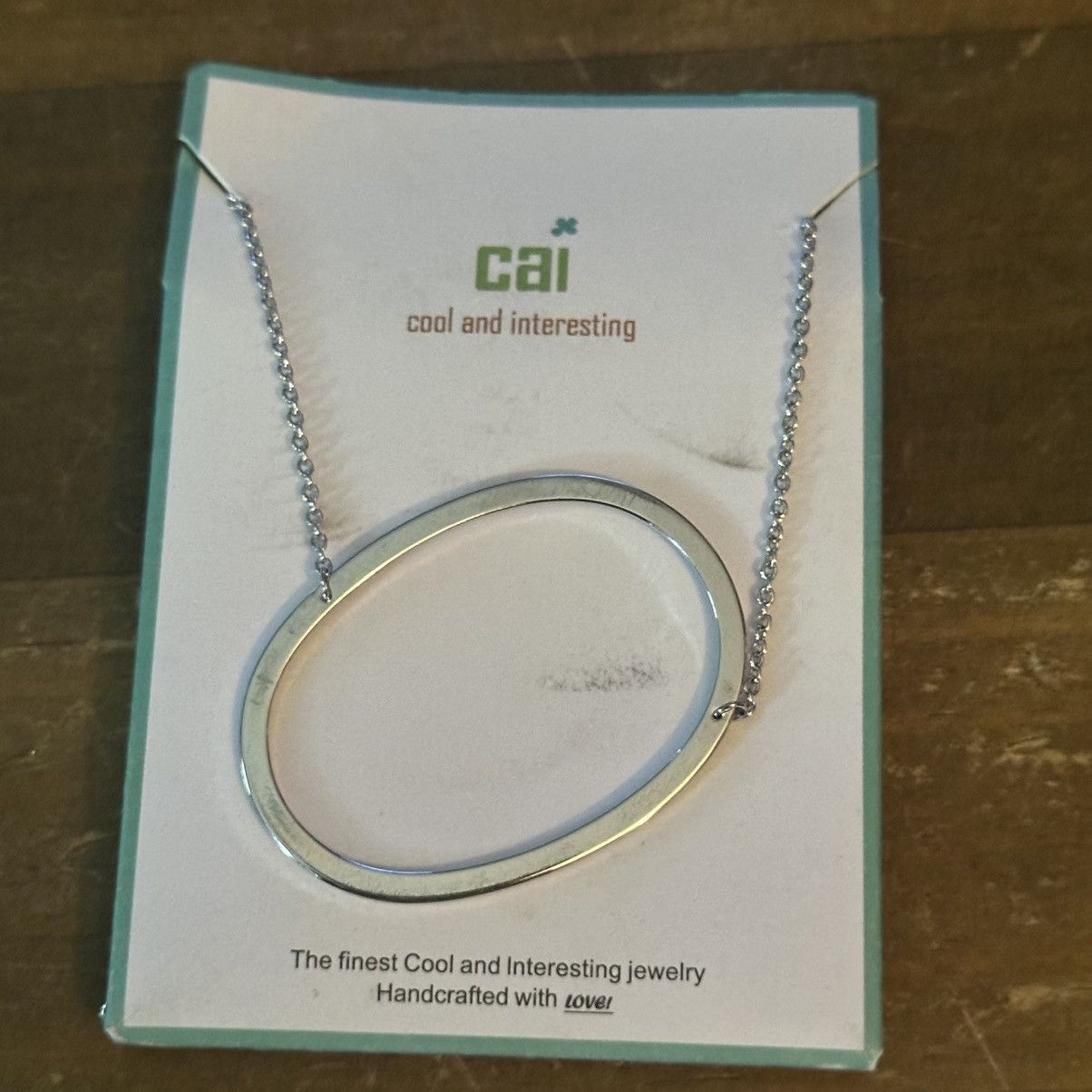 Other Cai silver tone sideway initial letter O necklace Size ONE SIZE - 4 Thumbnail
