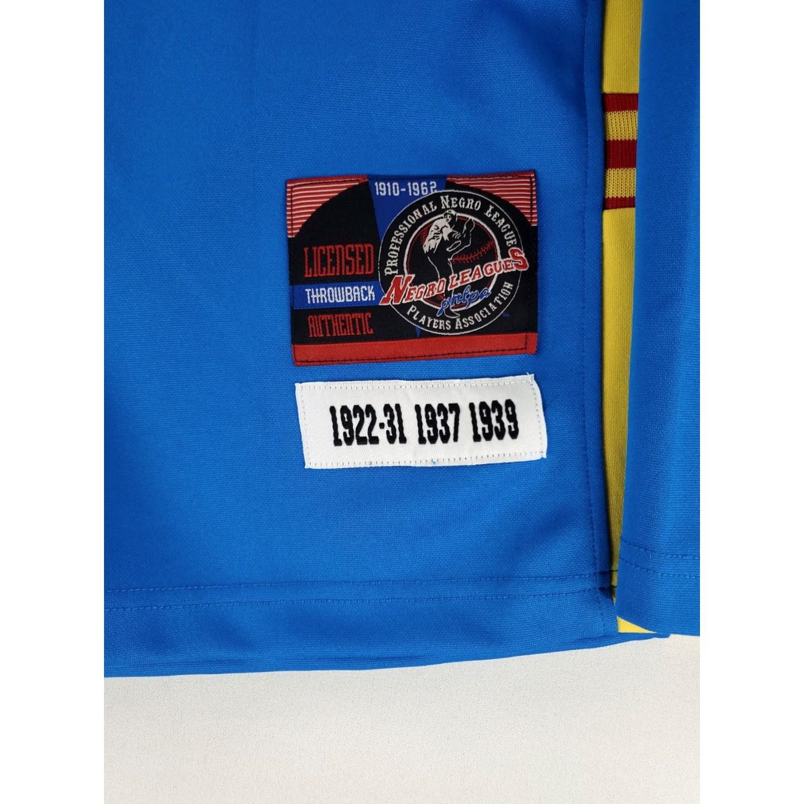 Vintage PNLPA Jersey St Louis Blue Long Sleeve Mens XL Negro Leagues Jersey Shirt Size US XL / EU 56 / 4 - 2 Thumbnail
