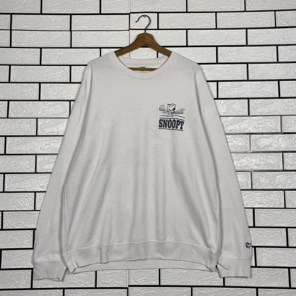 Japanese Brand Vintage Sweatshirt Snoopy Peanuts Big Logo Size US XL / EU 56 / 4 - 2 Thumbnail