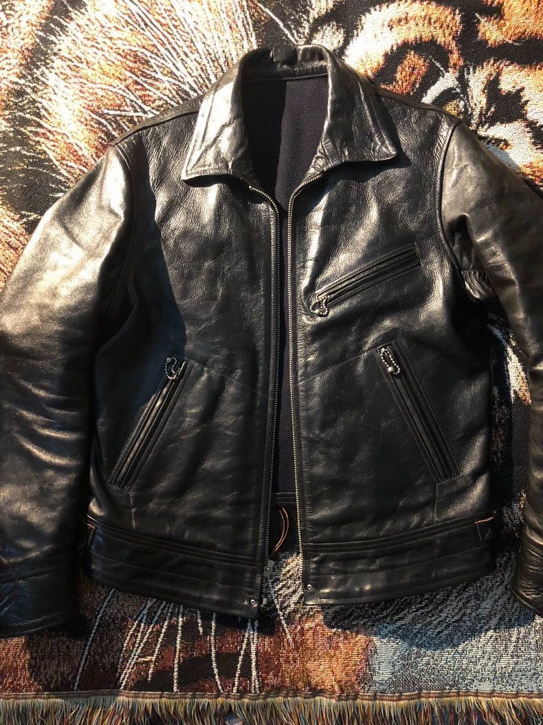 Freewheelers Freewheelers Mulholland Black Leather Jacket-2506 Size US M / EU 48-50 / 2 - 1 Thumbnail