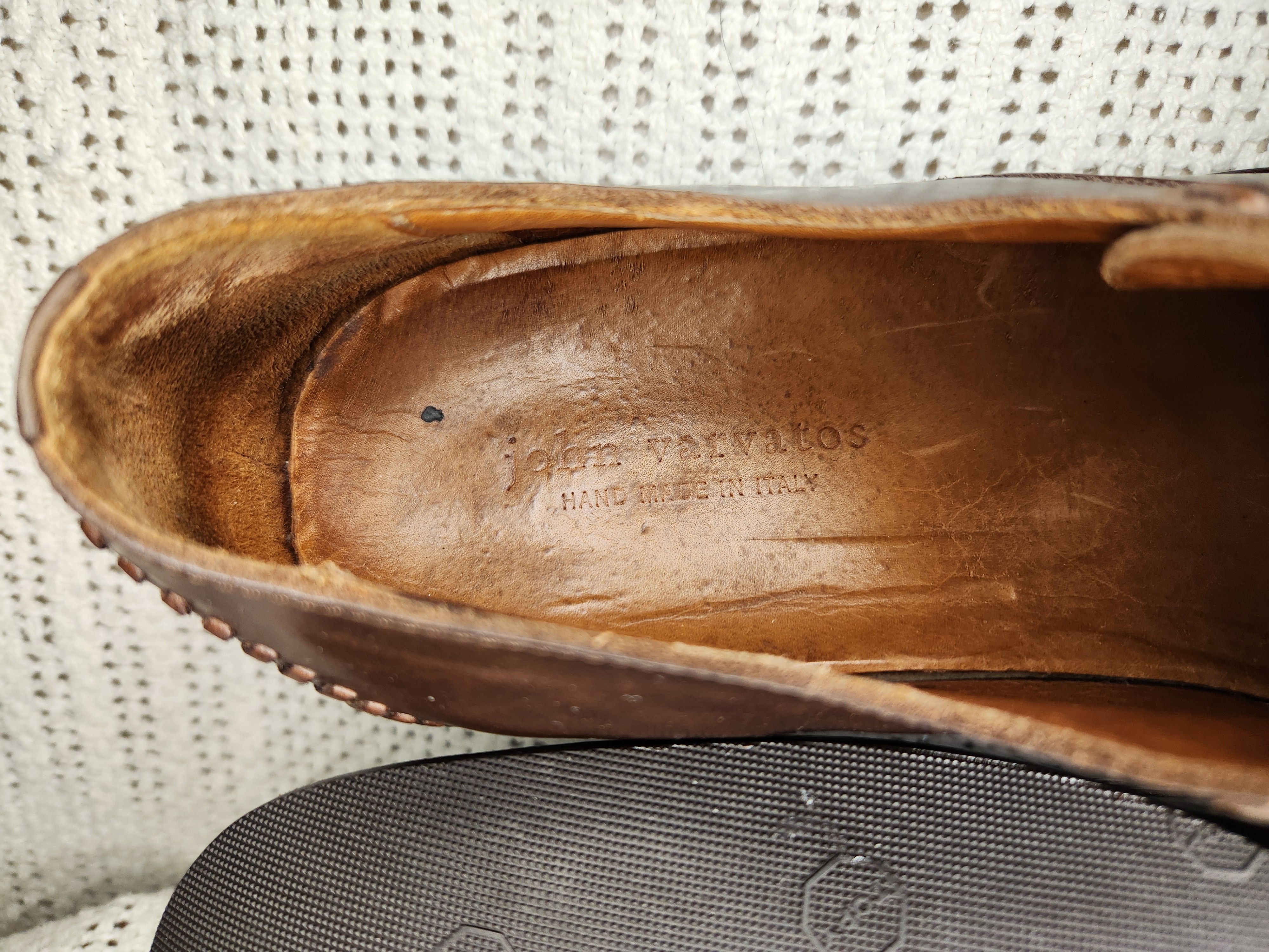 John Varvatos handmade italian captoe Size US 12 / EU 45 - 10 Thumbnail