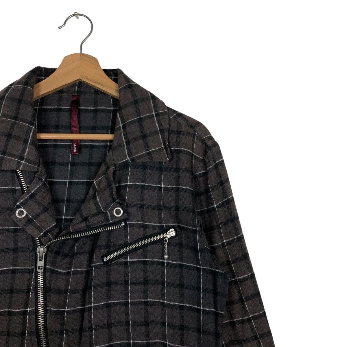 Hysteric Glamour 🔥Double Breast Biker Jacket Tartan Design Japan Made Sadri Size US L / EU 52-54 / 3 - 6 Thumbnail