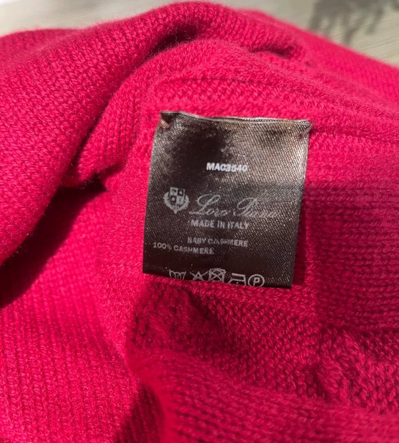 Loro Piana LORO PIANA Red braid sweater Size XS / US 0-2 / IT 36-38 - 4 Thumbnail
