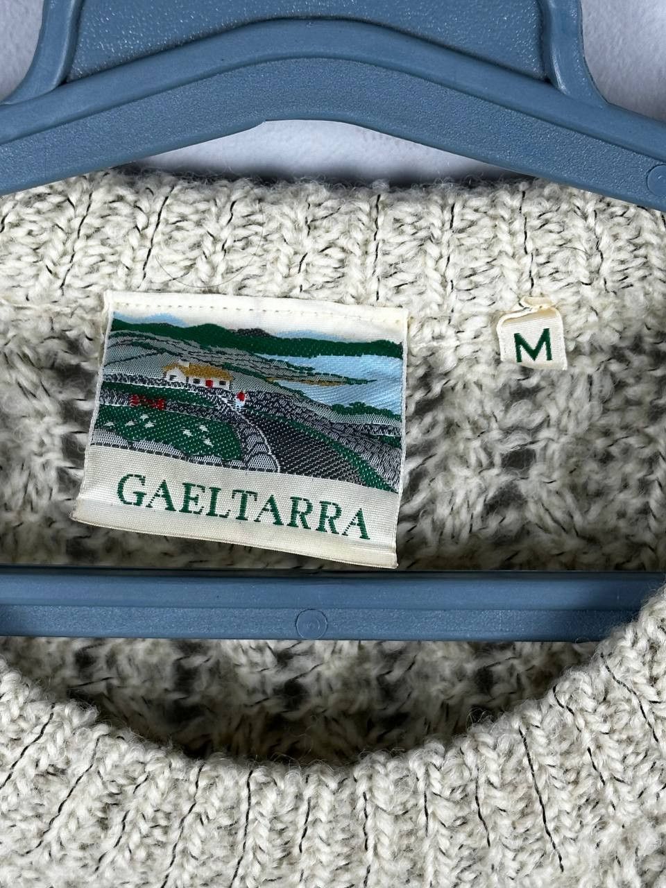 Aran Isles Knitwear Gaeltarra Handloomed Aran Vintage Wool Knitted Sweater Size US M / EU 48-50 / 2 - 5 Thumbnail