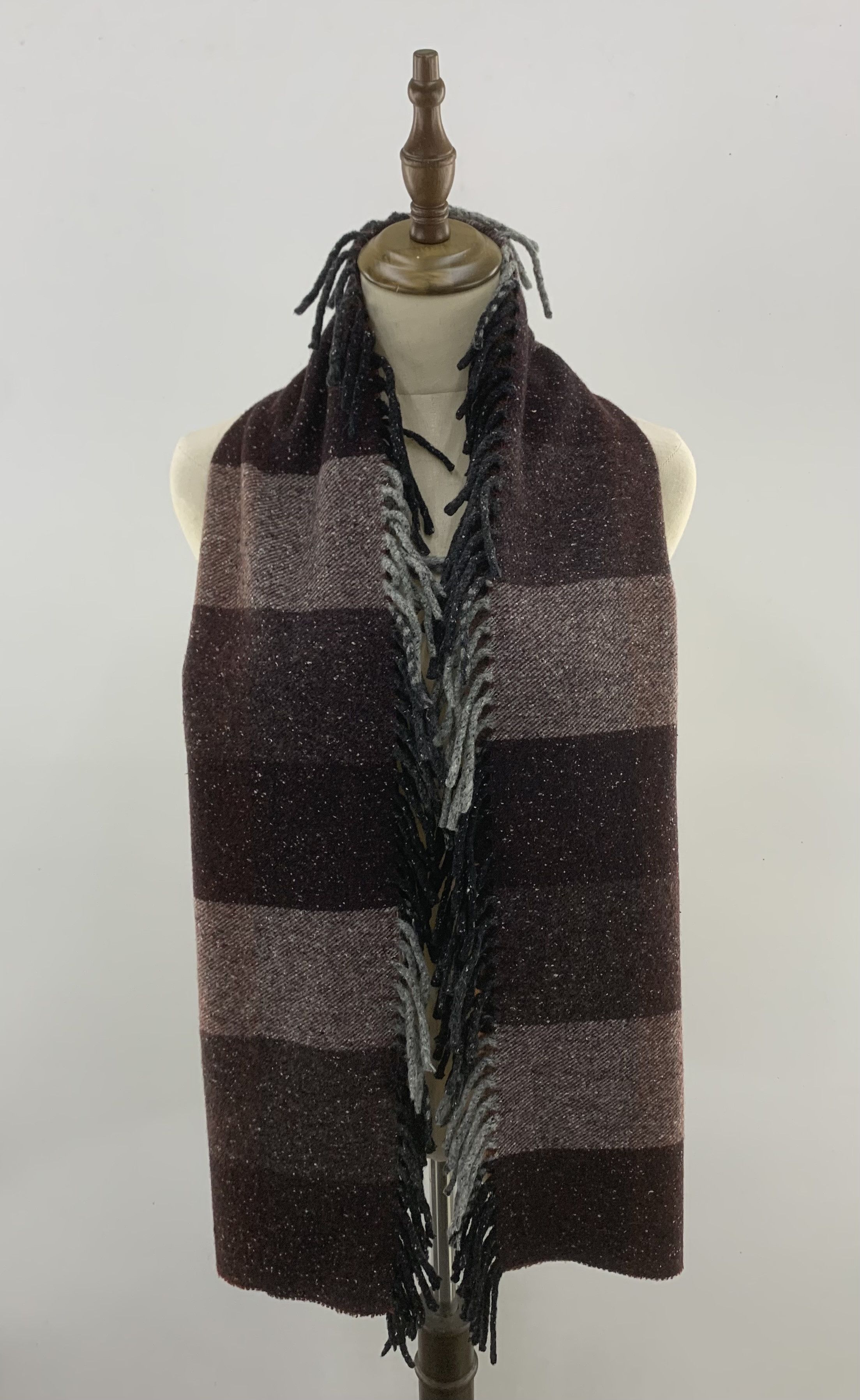 Tete Homme Tete Homme Scarf Wool Muffler Neck Wrap BL3099 Size ONE SIZE - 1 Thumbnail