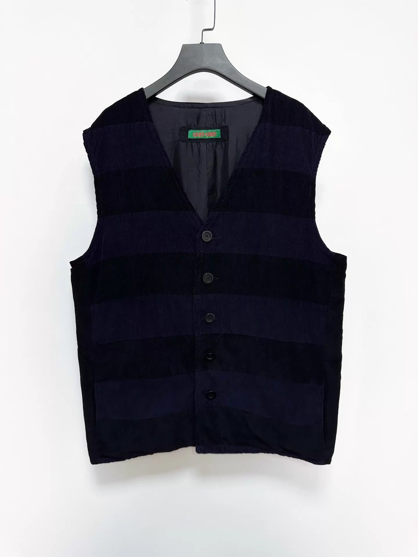 Casey Casey casey casey colorblock cord vest purple-black oversize Size US S / EU 44-46 / 1 - 1 Thumbnail