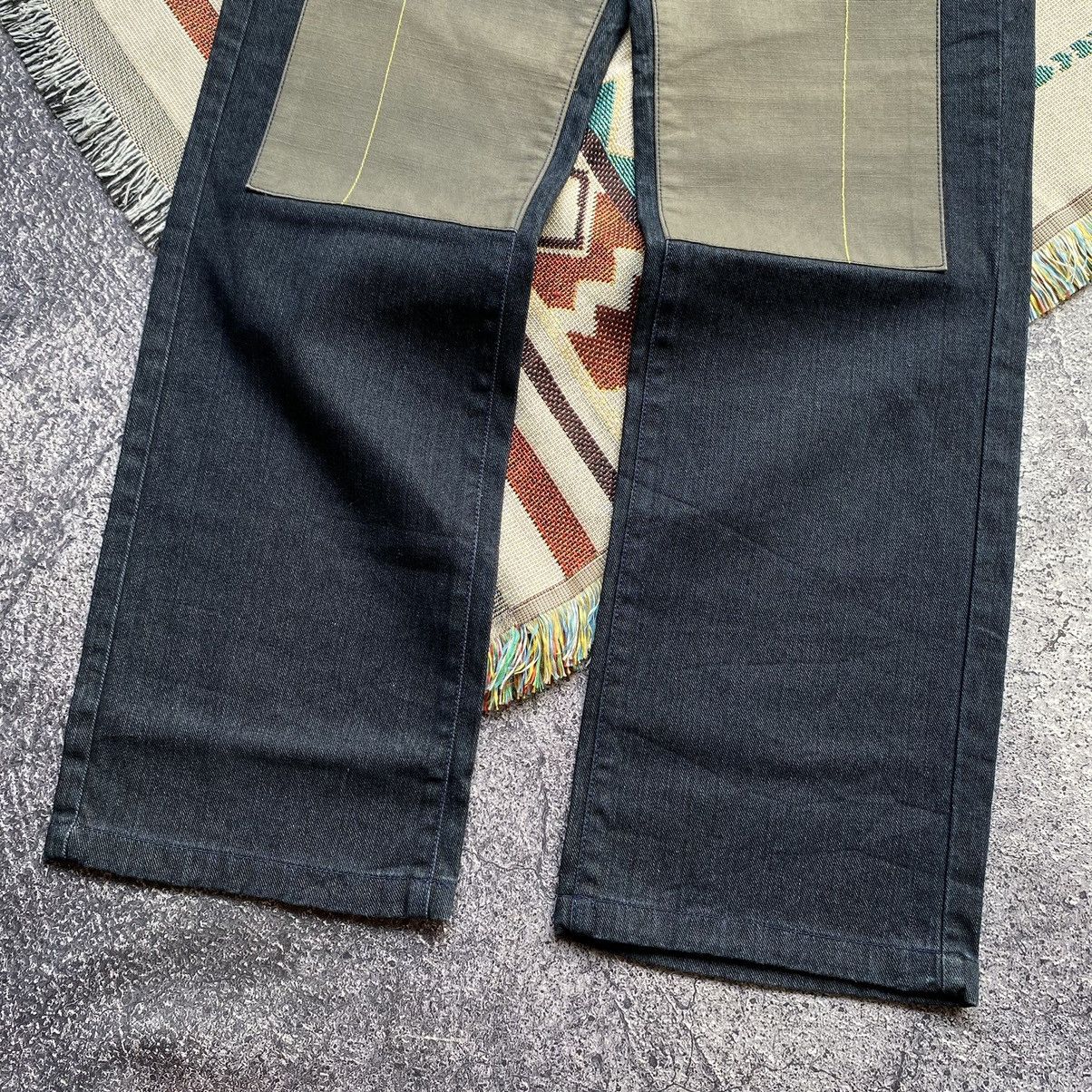 If Six Was Nine Y2k COTTON FARM Denim Pants Size US 30 / EU 46 - 4 Thumbnail