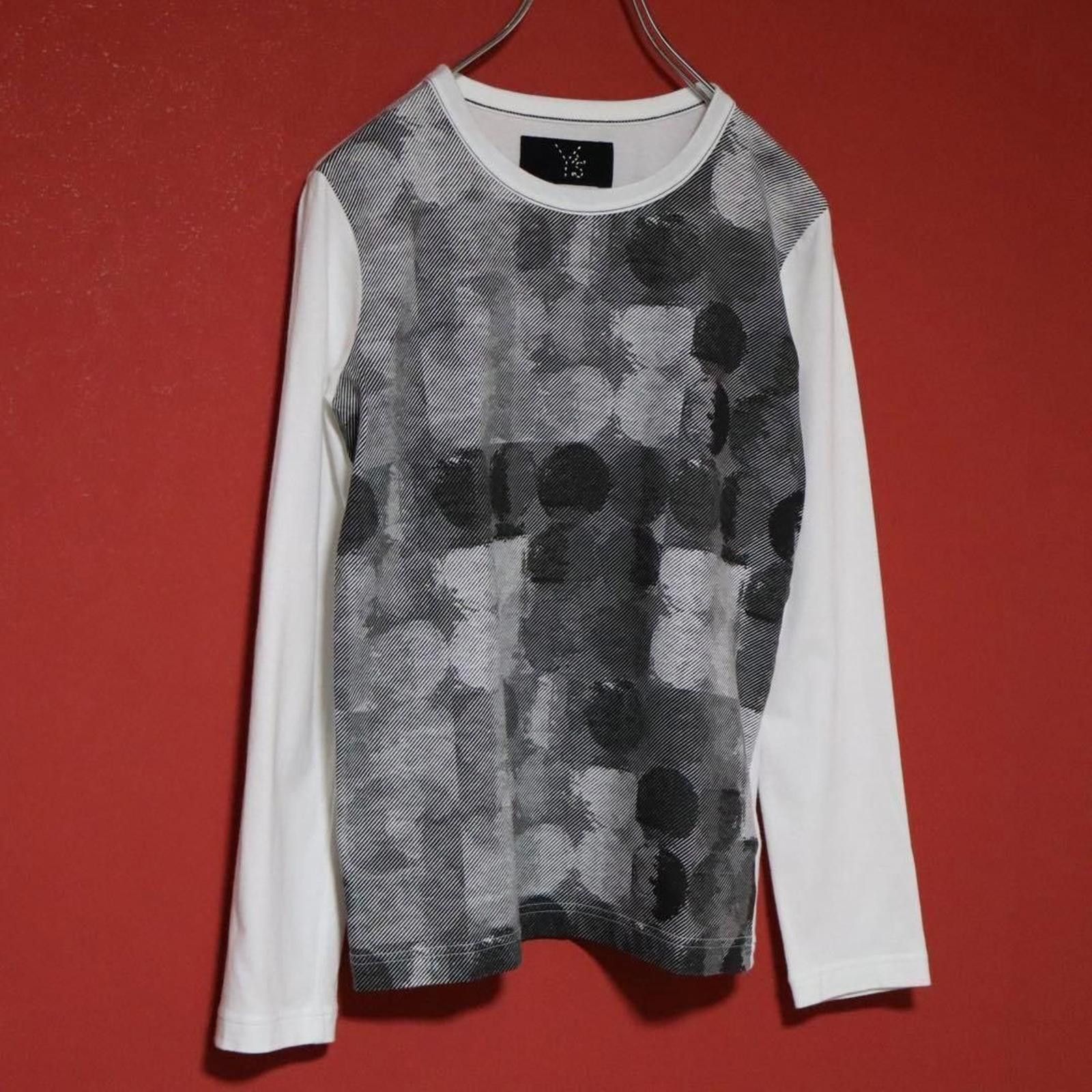 Y's Y's - Long Sleeve Abstract Patterned Top Size US M / EU 48-50 / 2 - 3 Thumbnail
