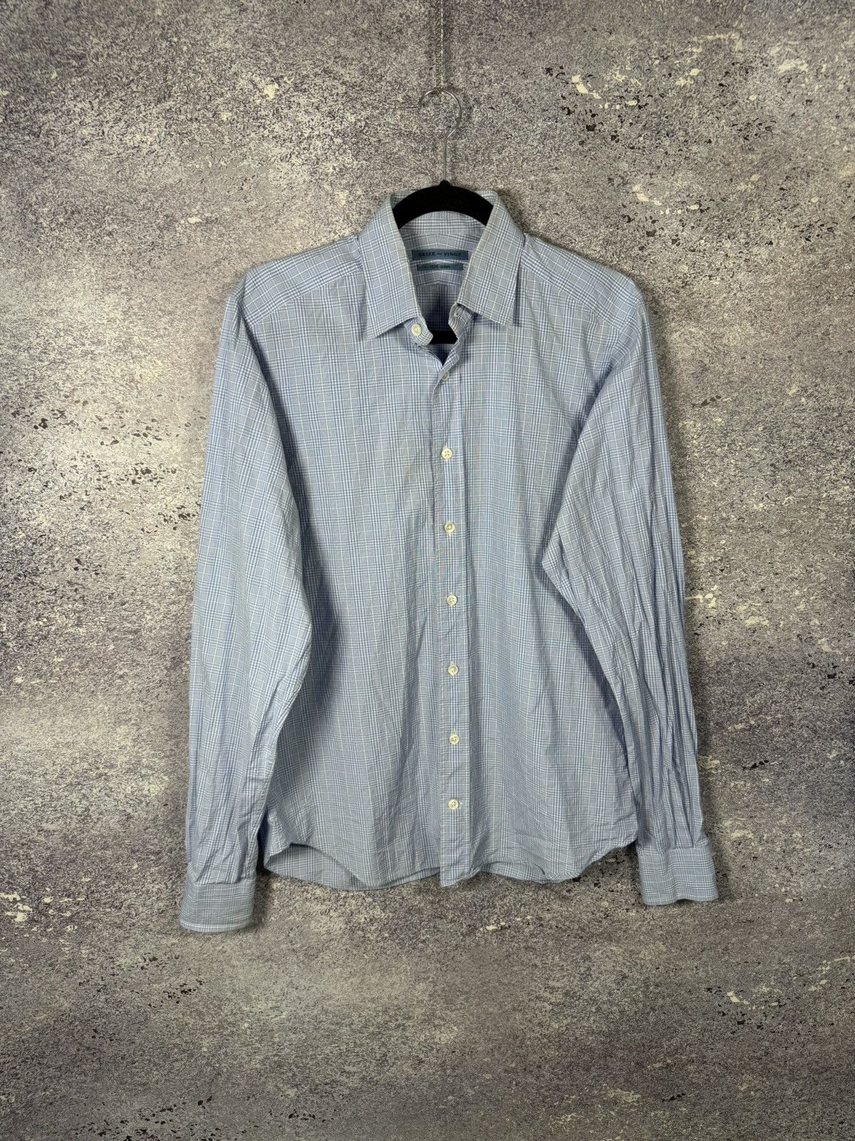 Seize sur Vingt × Vintage Seize Sur Vingt Shirt Men’s Large Gingham Check Hipster Size US L / EU 52-54 / 3 - 1 Thumbnail