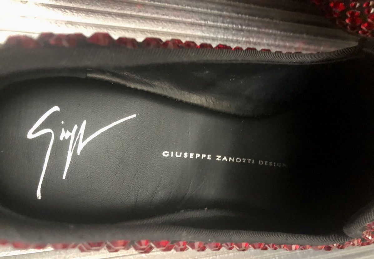 Giuseppe Zanotti Giuseppe Zanotti 🇮🇹 black/red crystalized calf loafer 8 NEW Size US 8 / EU 41 - 7 Thumbnail