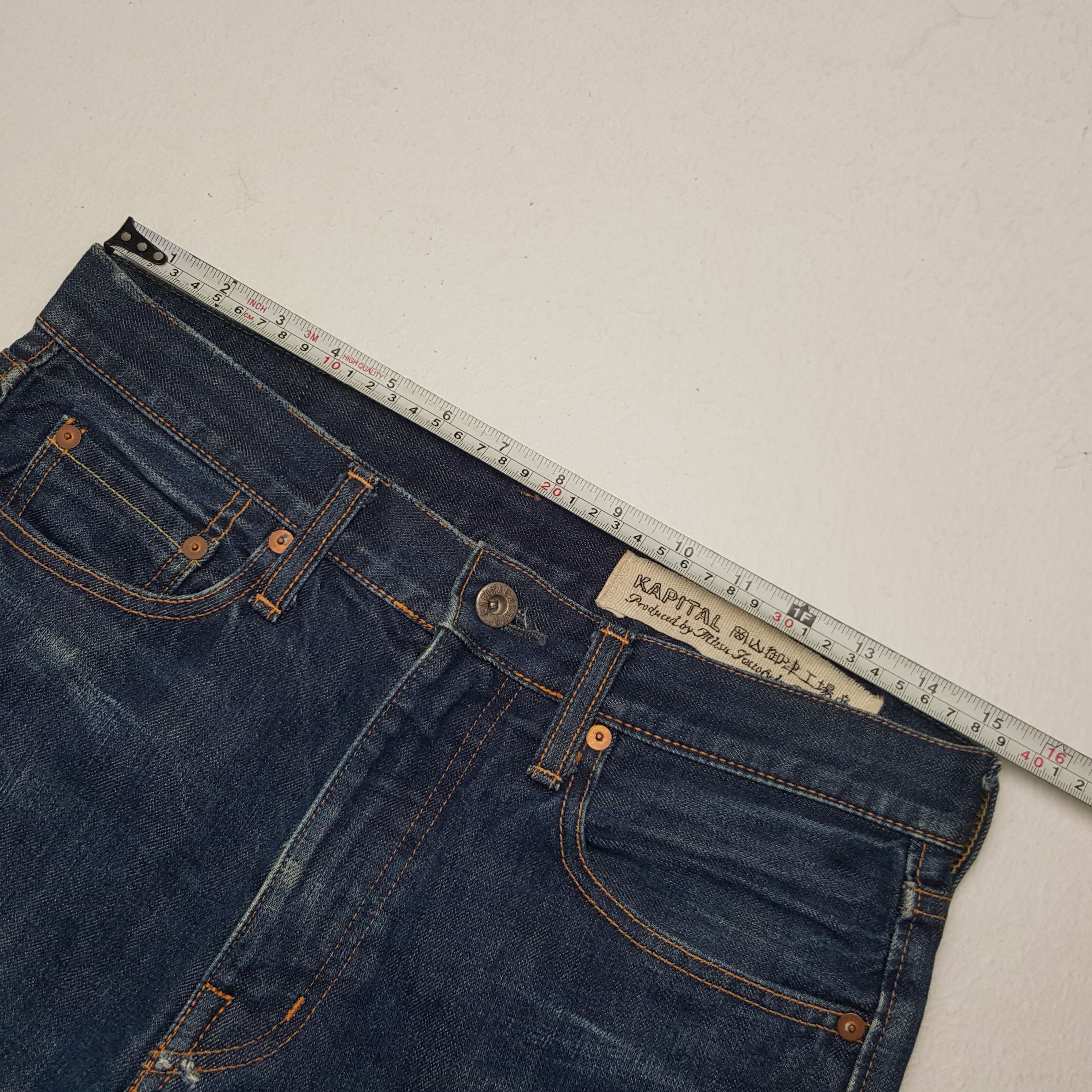 Kapital × Vintage Vintage Kapital Japanese Custom Art Punk Style Denim Jeans Size US 30 / EU 46 - 7 Thumbnail