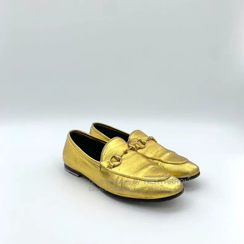 Gucci Gucci Golden horse buckle casual flat loafers Size US 5 / IT 35 - 2 Thumbnail