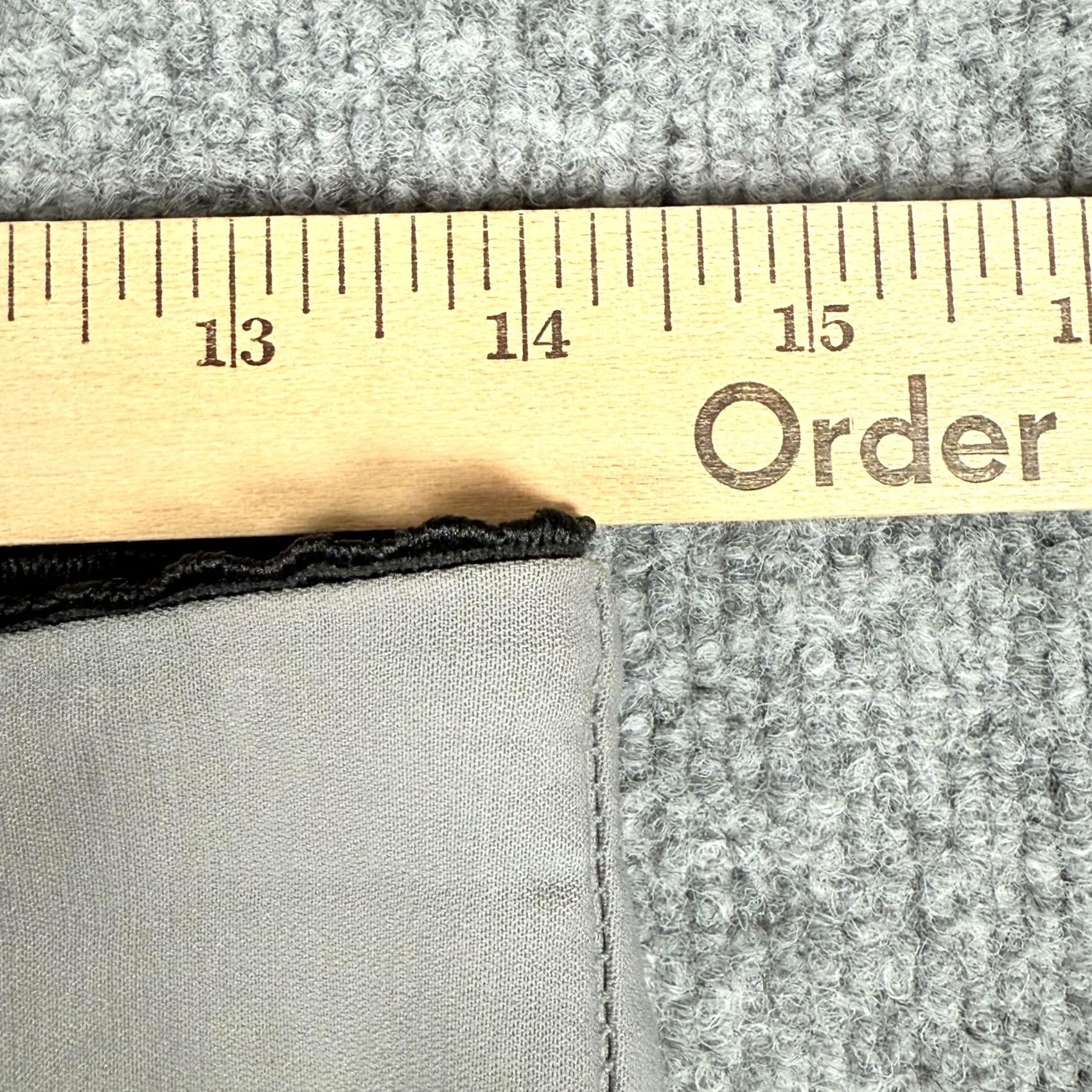 Vintage ELLE Dress Pants Womens XS Gray Pull On Slim Leg Stretch Office Work Rayon Blend Pants Size 26" / US 2 / IT 38 - 7 Thumbnail
