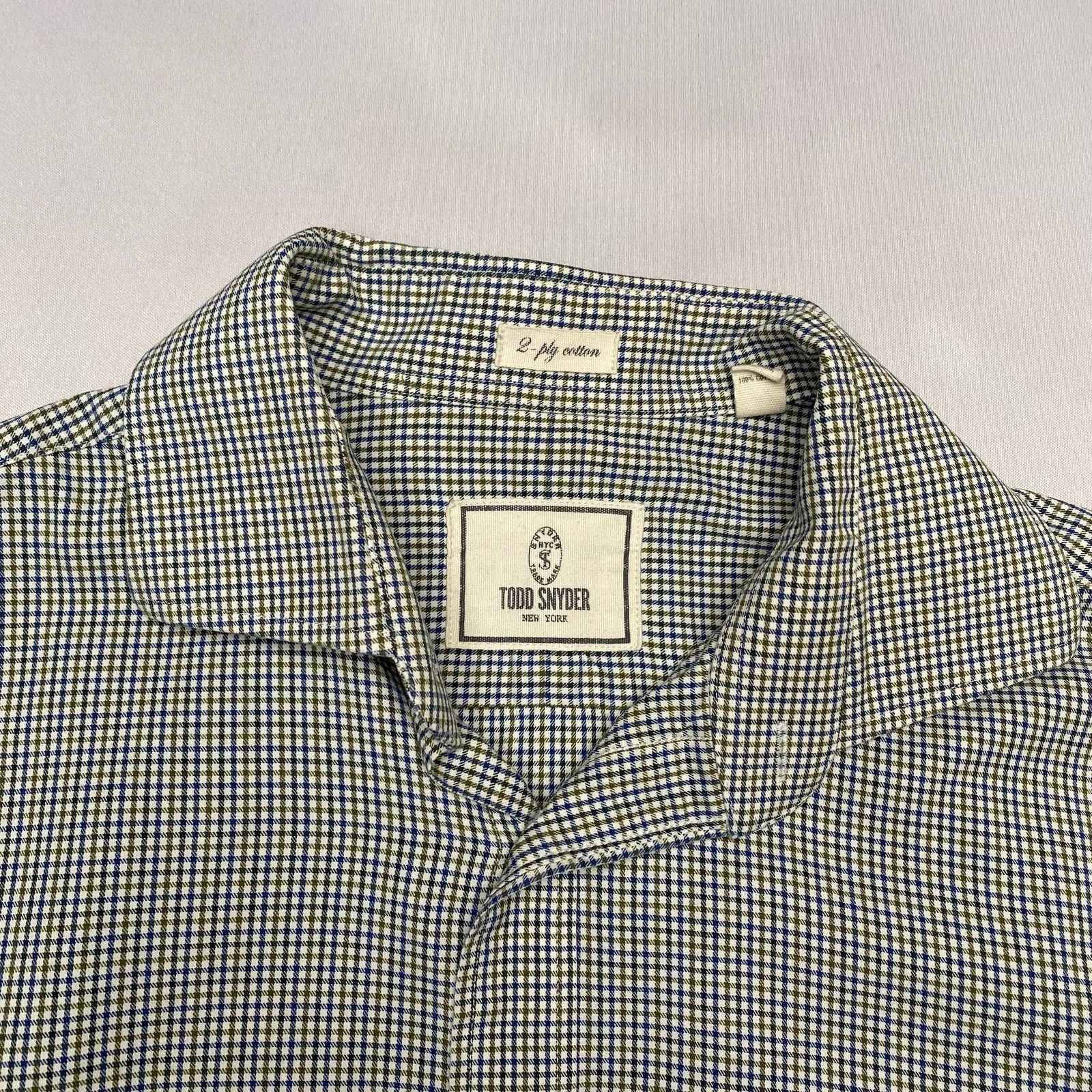 Todd Snyder Todd Snyder Gingham Check Button Up Shirt Men's 15.5 32/33 Size US M / EU 48-50 / 2 - 4 Thumbnail