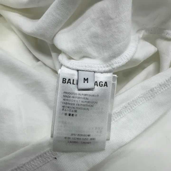 Balenciaga Balenciaga Wave Stripe Vintage Fitted T-Shirt 0079-2507 Size M / US 6-8 / IT 42-44 - 5 Thumbnail