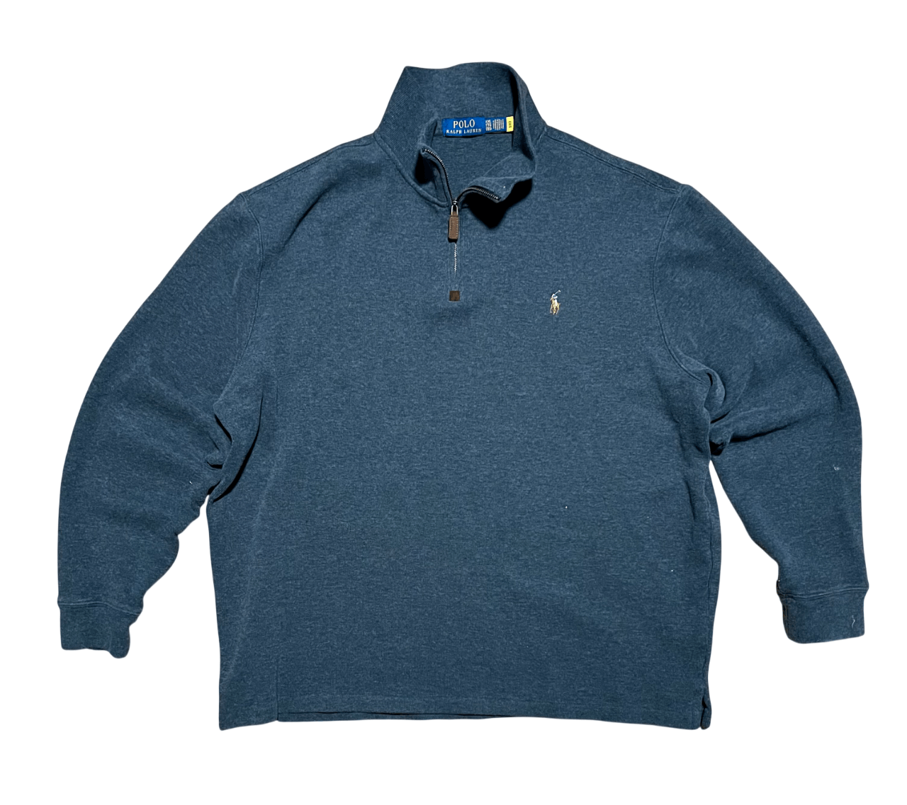Polo Ralph Lauren Polo by Ralph Lauren Dark Gray Quarter Zip Sweater Size US XXL / EU 58 / 5 - 1 Thumbnail