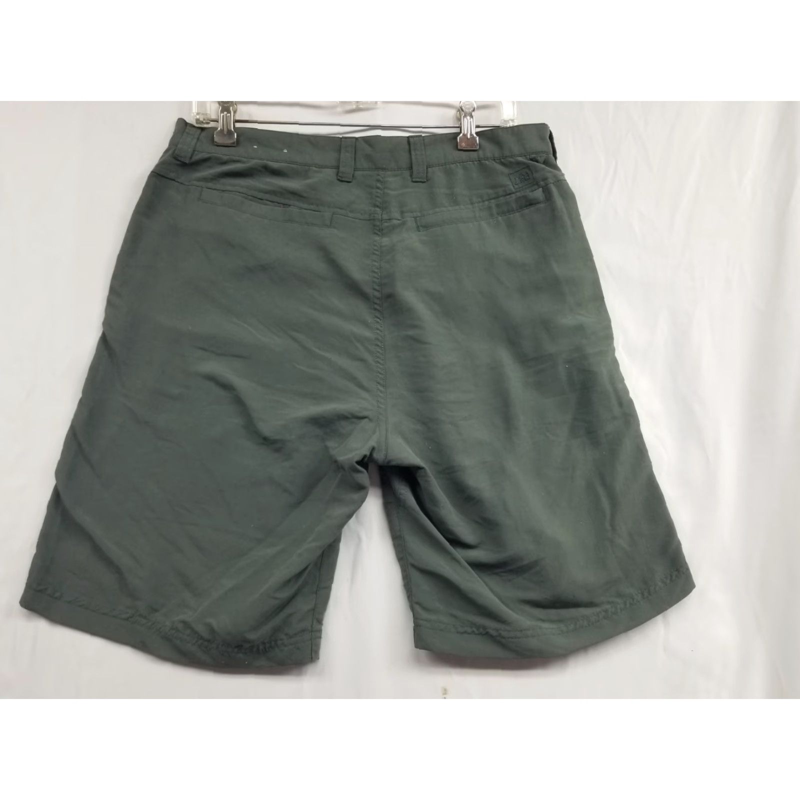 Vintage REI Bermuda Flat Front Shorts 32 Men Green Outdoor Casual Breathing Pockets Regular Cotton Blend Size US 32 / EU 48 - 2 Thumbnail