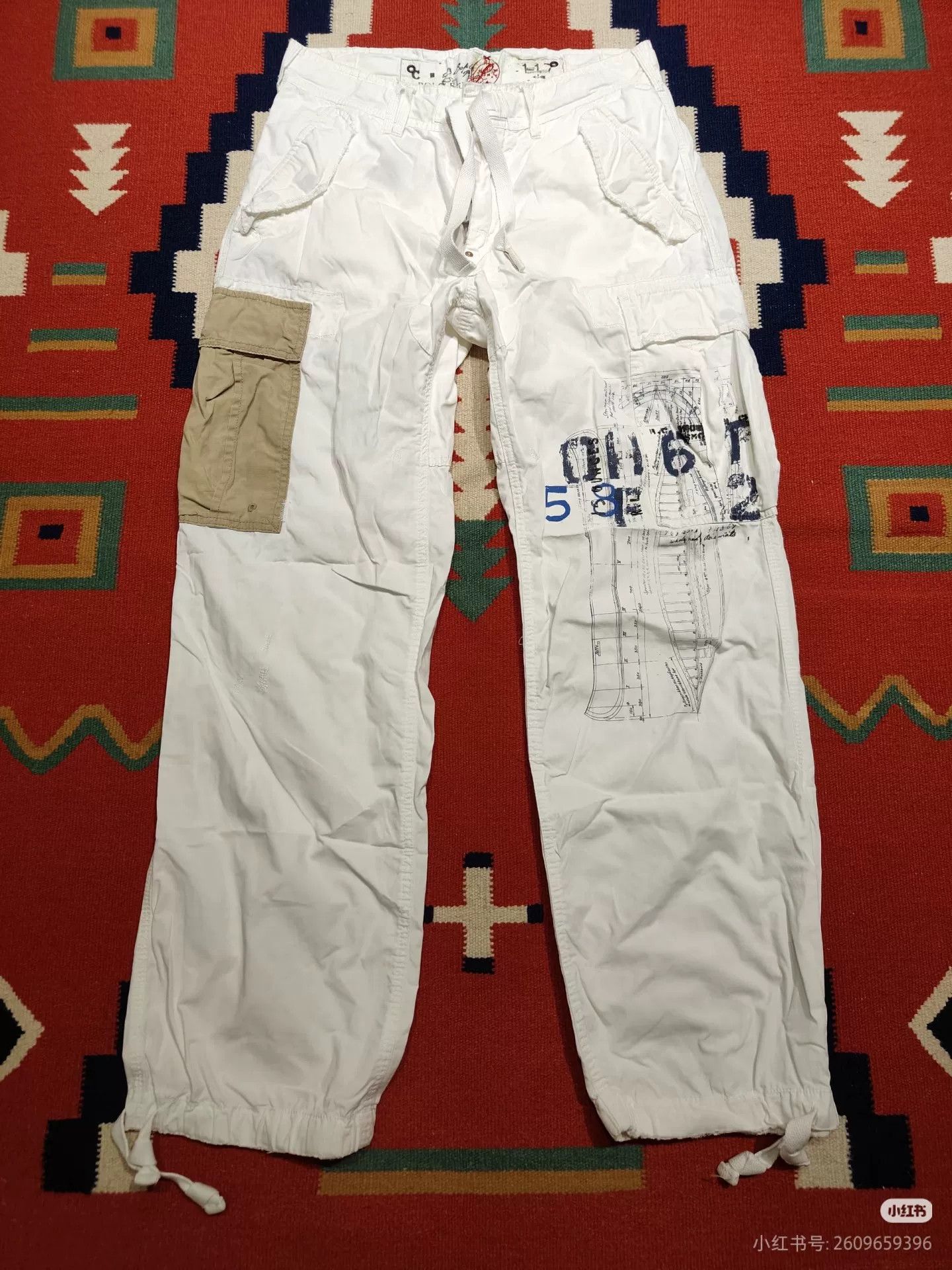 RRL Ralph Lauren RL RRL Nautical Cargo Pants Size US 30 / EU 46 - 1 Thumbnail