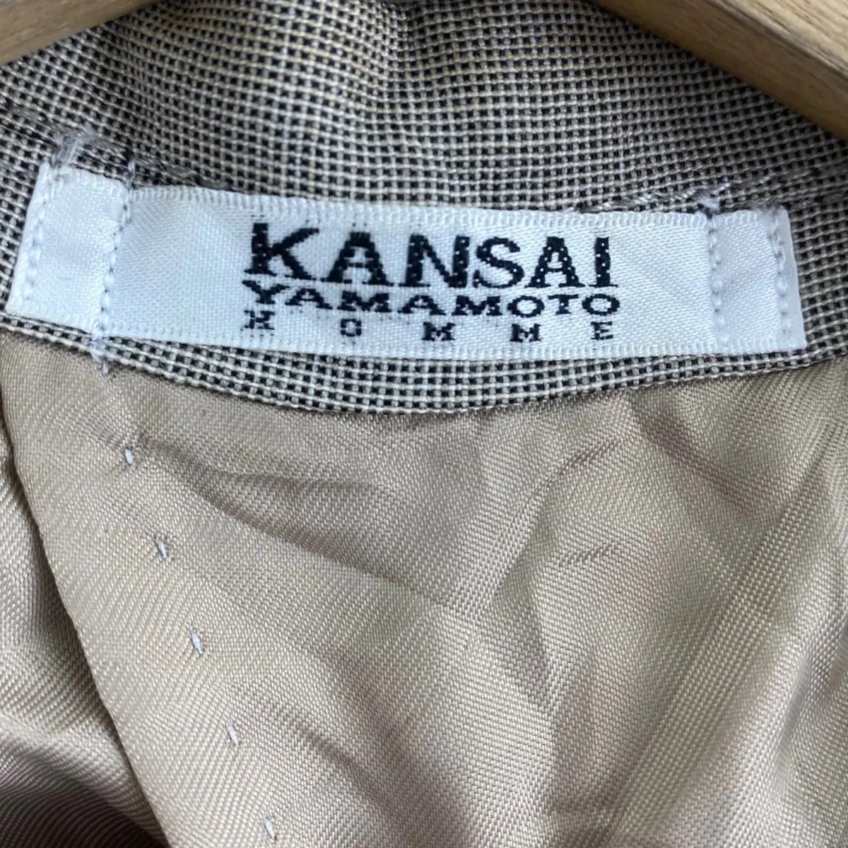 Kansai Yamamoto Vtg KANSAI YAMAMOTO HOMME Collection Blazer 2 Button Sport Size 38R - 6 Thumbnail