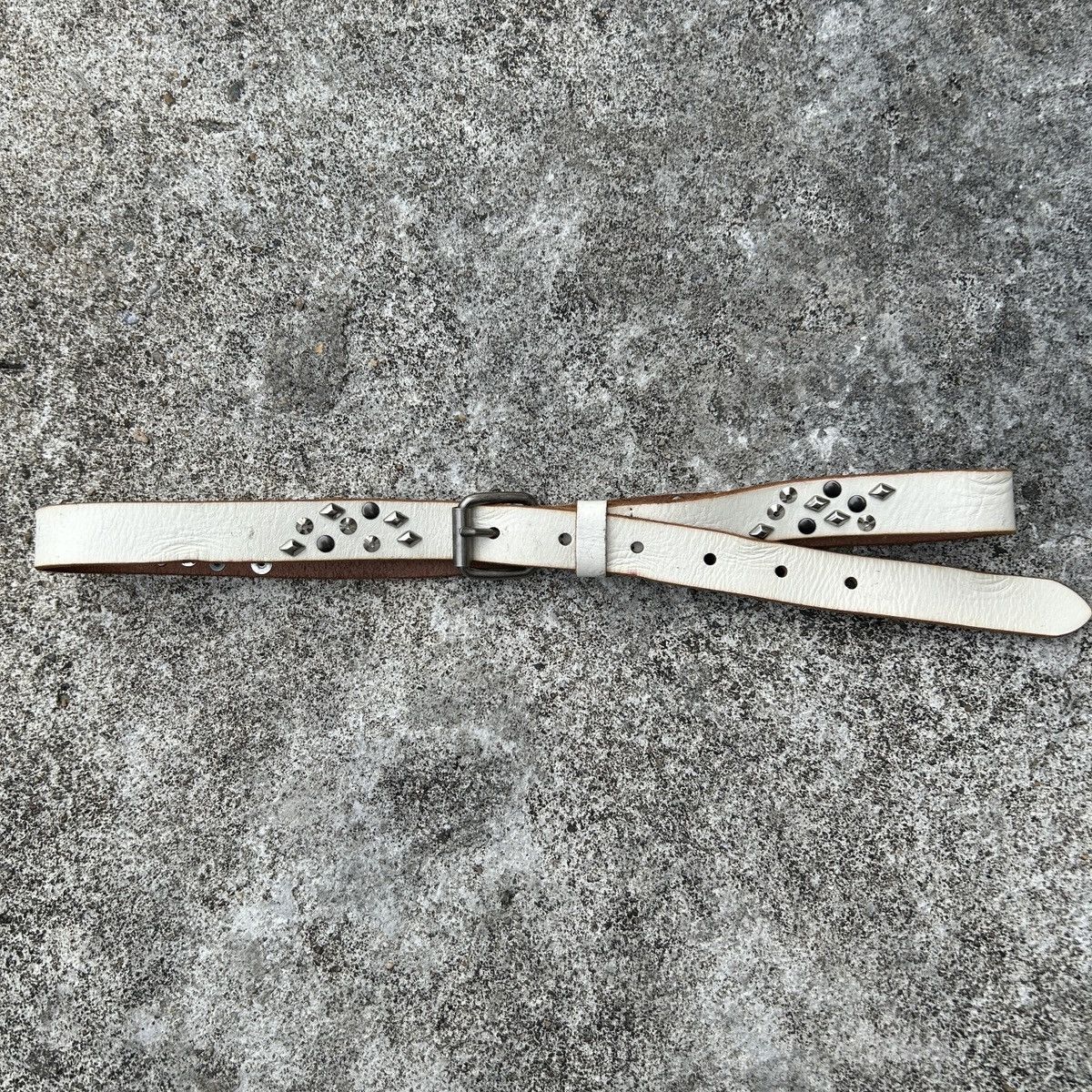 Vintage Vintage studded leather belt (Kapital Style) Size ONE SIZE - 4 Thumbnail