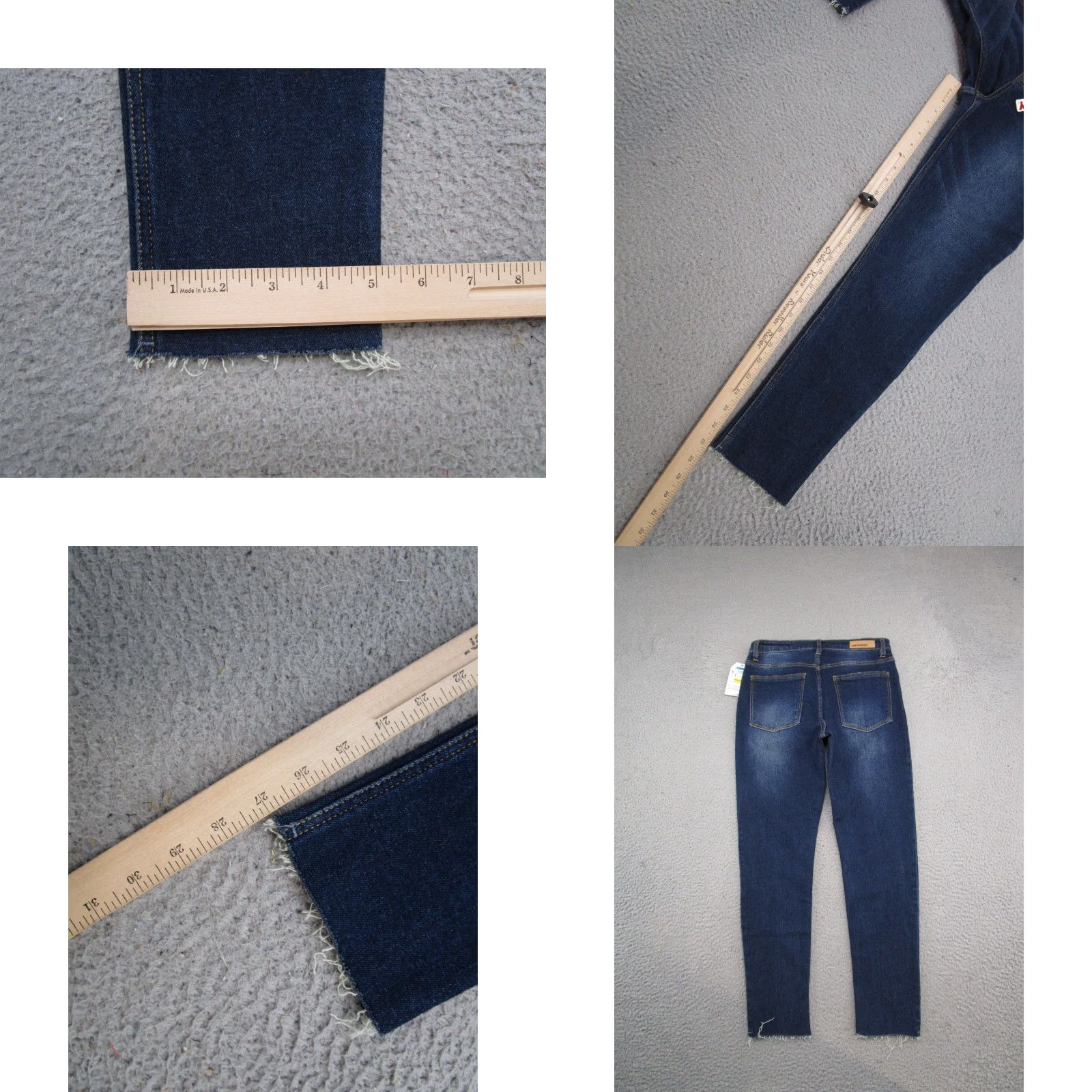 Vintage VTG Y2K Union Bay Women's Button Fly High Rise Stretch Denim Jeans SZ 9 NEW Read Size 30" / US 8 / IT 44 - 8 Thumbnail