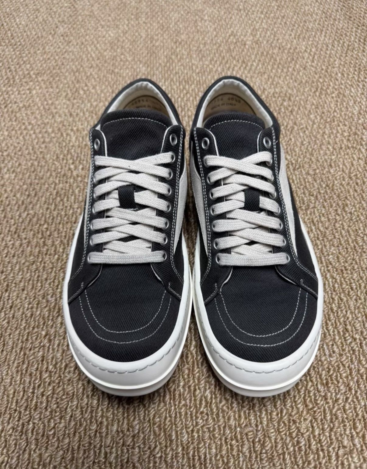 Rick Owens Rick Owens DRKSHDW Low Top Canvas Sneakers K37 Size US 7.5 / EU 40-41 - 5 Thumbnail