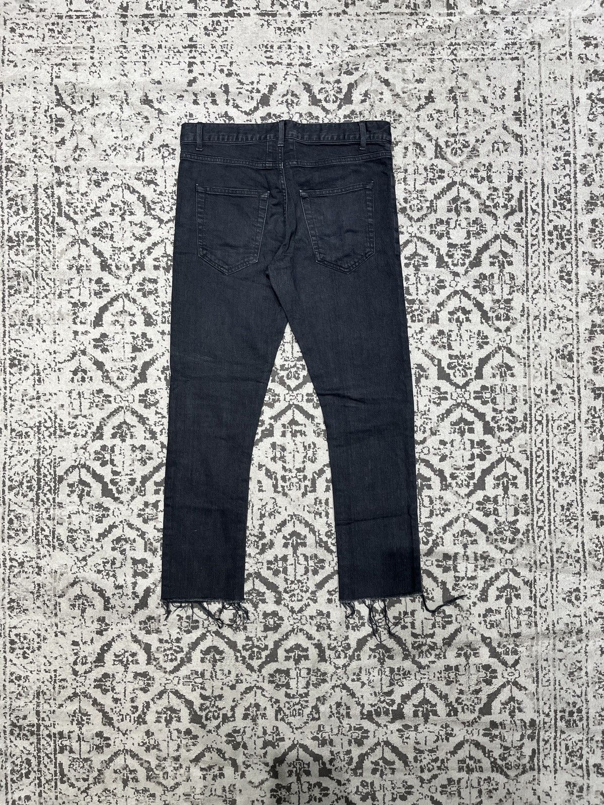 Saint Laurent Paris Saint Lauren D02 Original Low Waist Ripped Skinny Jeans Size US 29 - 2 Thumbnail