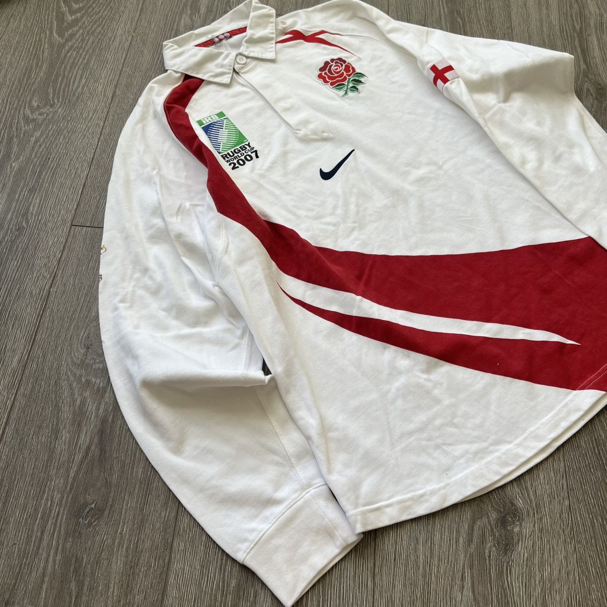 Nike Vintage Nike England Rugby World Cup Long Sleeve Jersey Size US XL / EU 56 / 4 - 7 Thumbnail