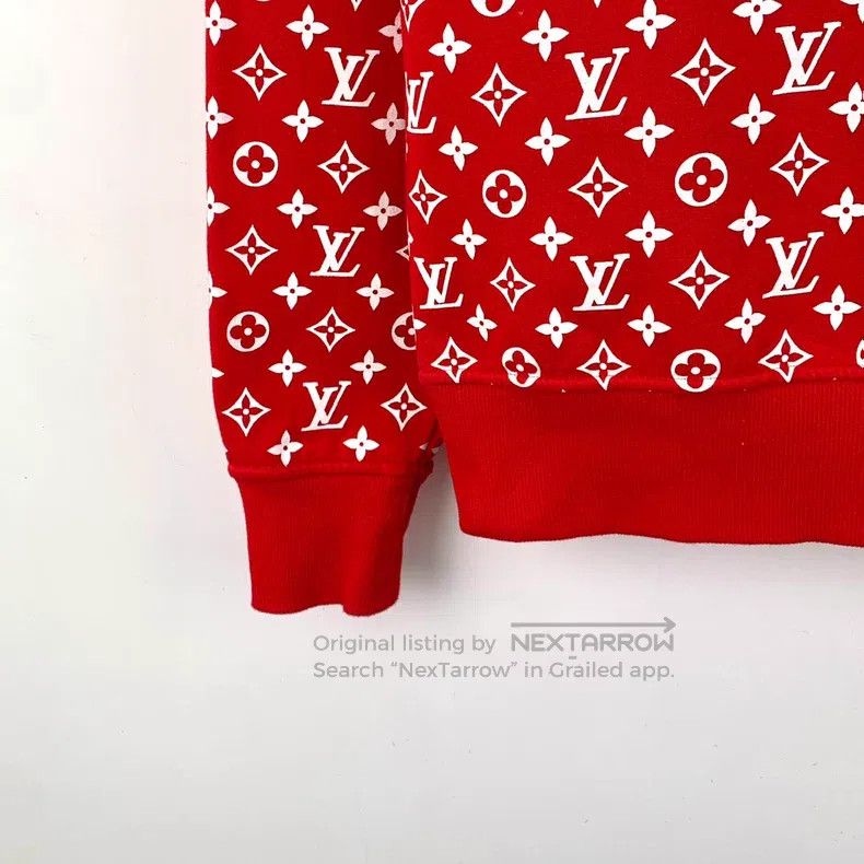 Louis Vuitton Louis Vuitton Cotton Hooded Drawstring Long Sleeve Sweater Size US XXS / EU 40 - 5 Thumbnail