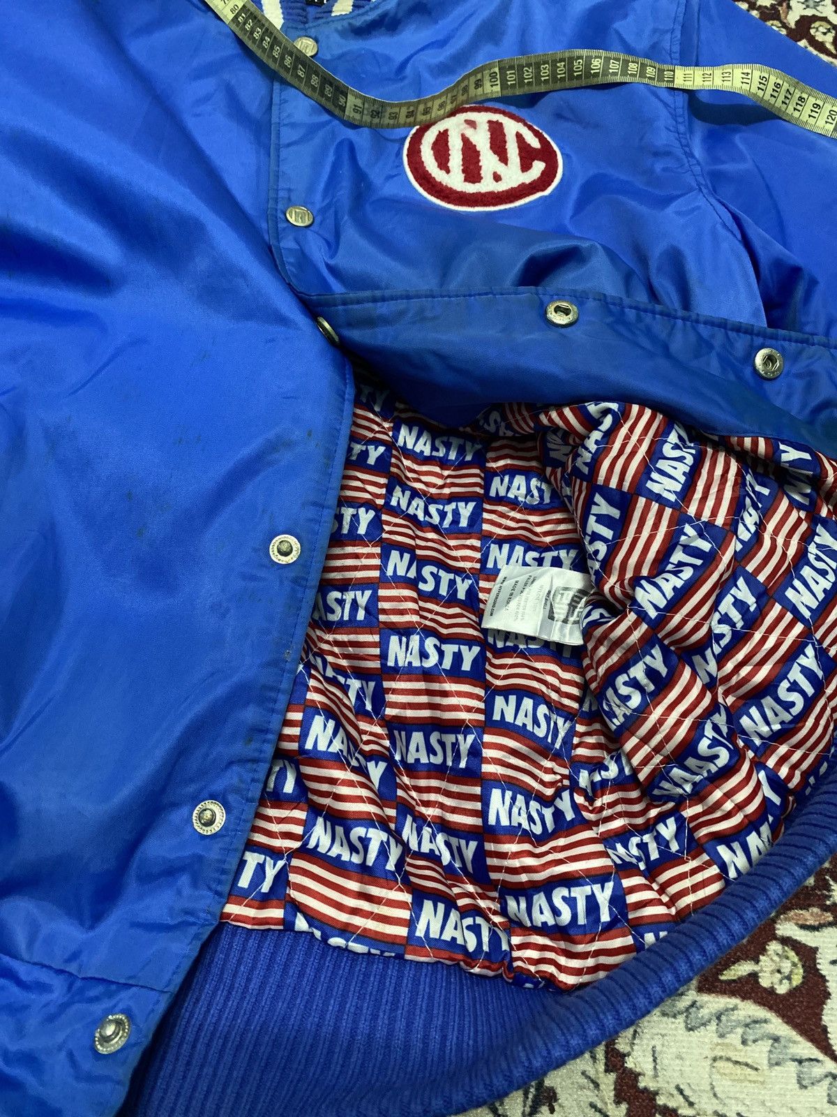 Vintage Vintage Nasty embroidery varsity jacket Size US S / EU 44-46 / 1 - 18 Thumbnail
