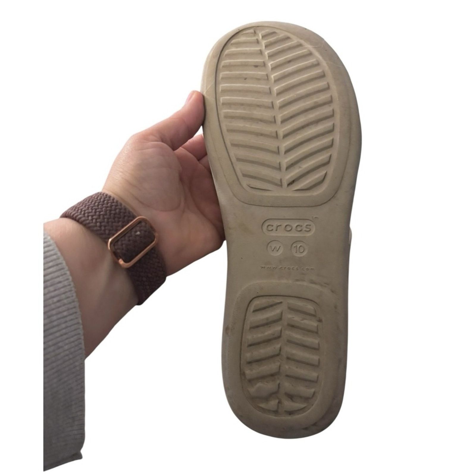 Crocs Crocs Monterey Metallic Wedge Sandals Size US 10 / IT 40 - 4 Thumbnail
