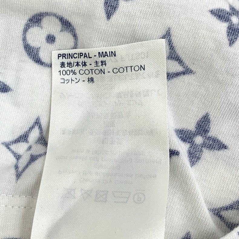 Louis Vuitton Louis Vuitton White logo presbyopic full print chain cotto Size M / US 6-8 / IT 42-44 - 7 Thumbnail