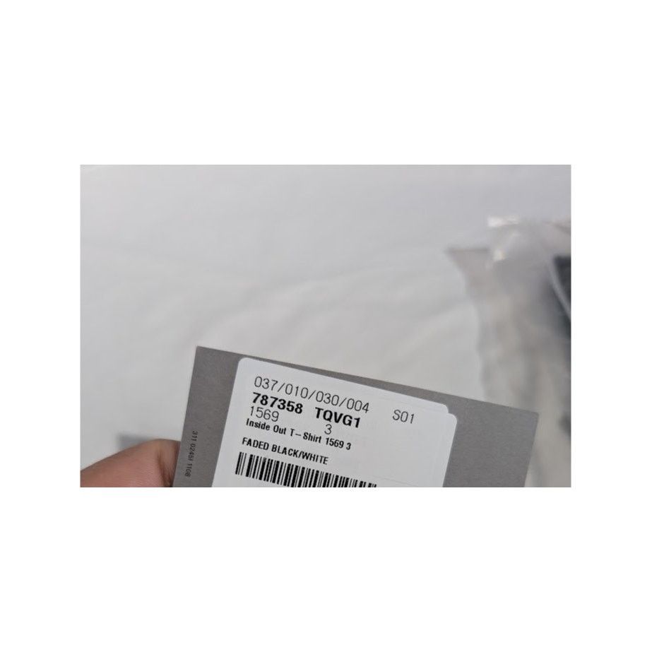 Balenciaga o1rshd1 Inside Out T-Shirt in Faded Black/White Size US L / EU 52-54 / 3 - 15 Thumbnail