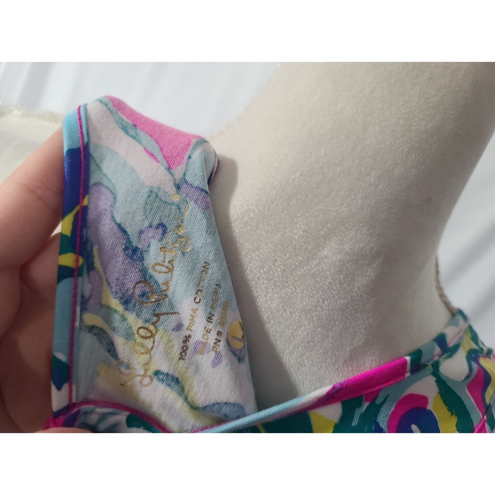 Lilly Pulitzer New Lilly Pulitzer Womens Melle Trapeze Tank Dress Large Size L / US 10 / IT 46 - 8 Thumbnail
