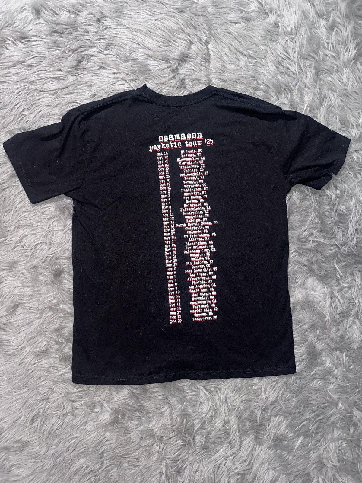 Other Osamason Psykotic Tour Tee Size US L / EU 52-54 / 3 - 2 Thumbnail