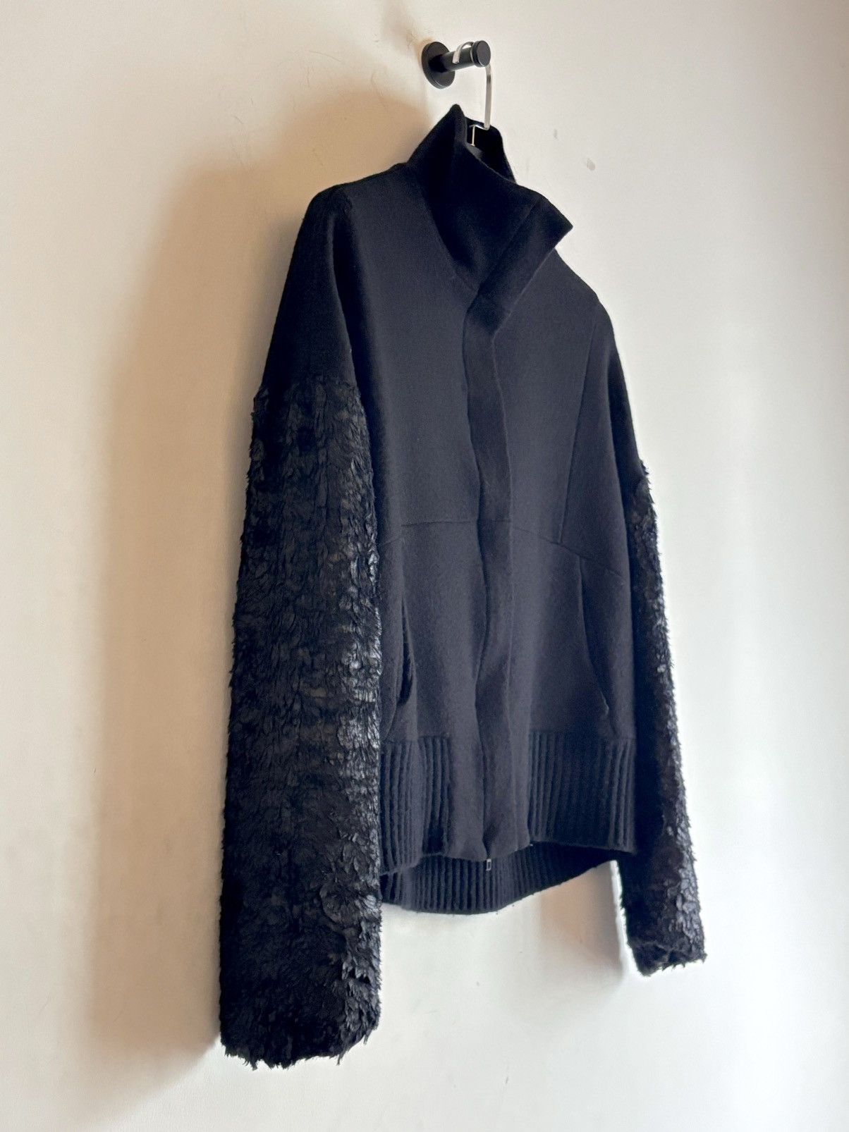 Ann Demeulemeester Ann Demeulemeester | Raven Feather Cropped Jacket Size M / US 6-8 / IT 42-44 - 4 Thumbnail