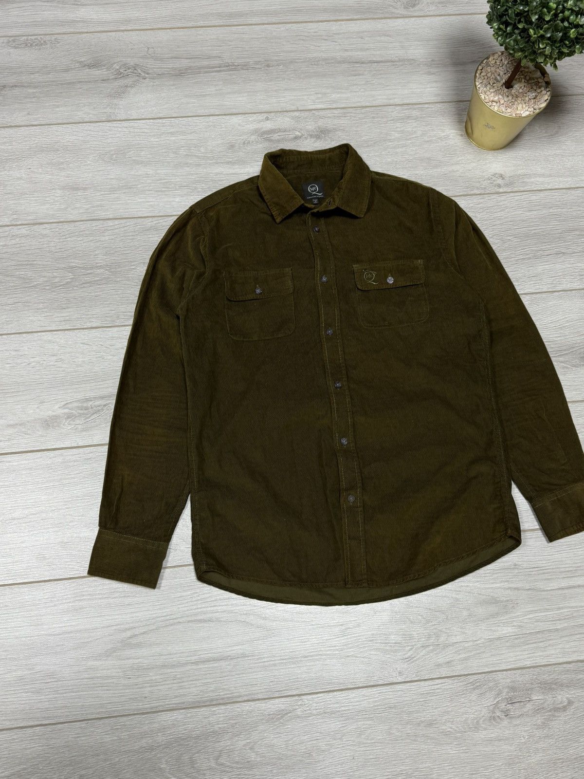 Alexander McQueen McQ vintage corduroy pocket shirt buttons Size US M / EU 48-50 / 2 - 3 Thumbnail