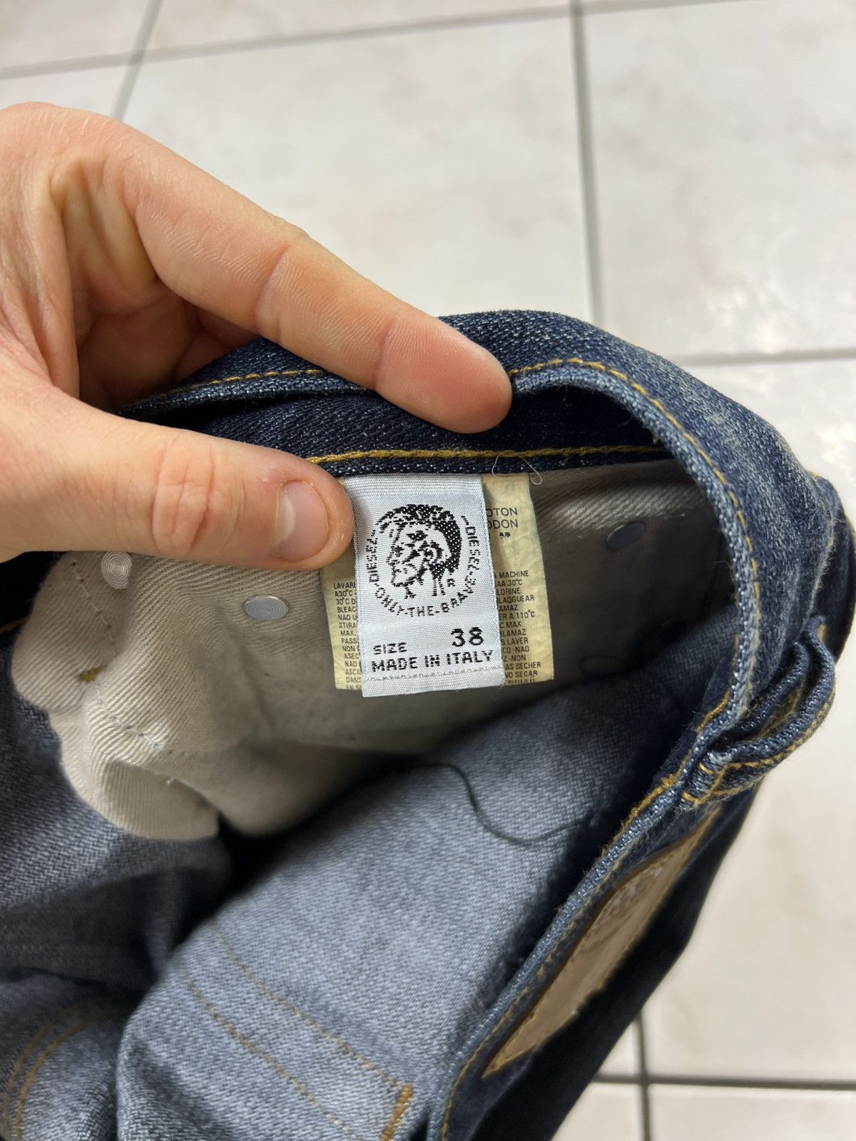 Diesel Vintage Diesel Roody raw navy distressed denim y2k jeans Size US 38 / EU 54 - 22 Thumbnail